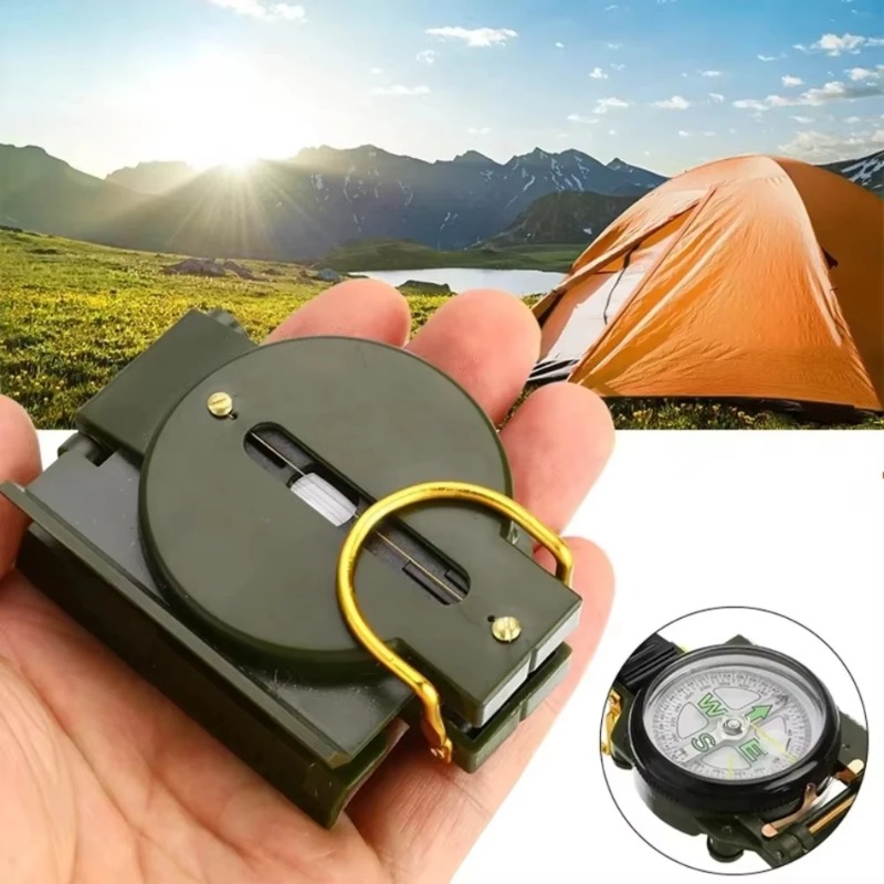 Compass Lensatic - Outdoor Survival Compass Multifunctional Portable Plastic