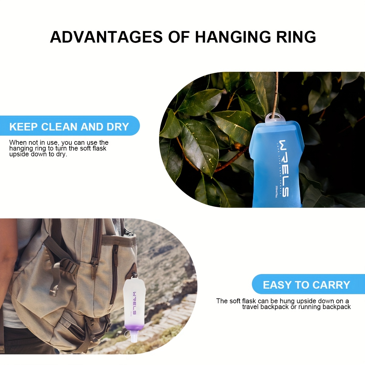 WRELS Folding Collapsible Soft - Water Bag Collapsible reseña y precio