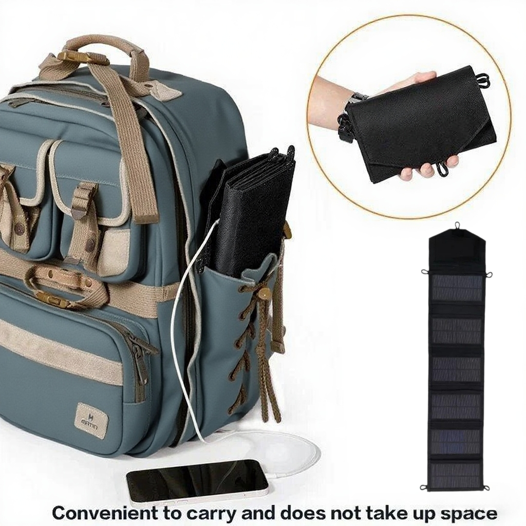 Backpack Carry Foldable Waterp - Solar Emergency Charger reseña y precio