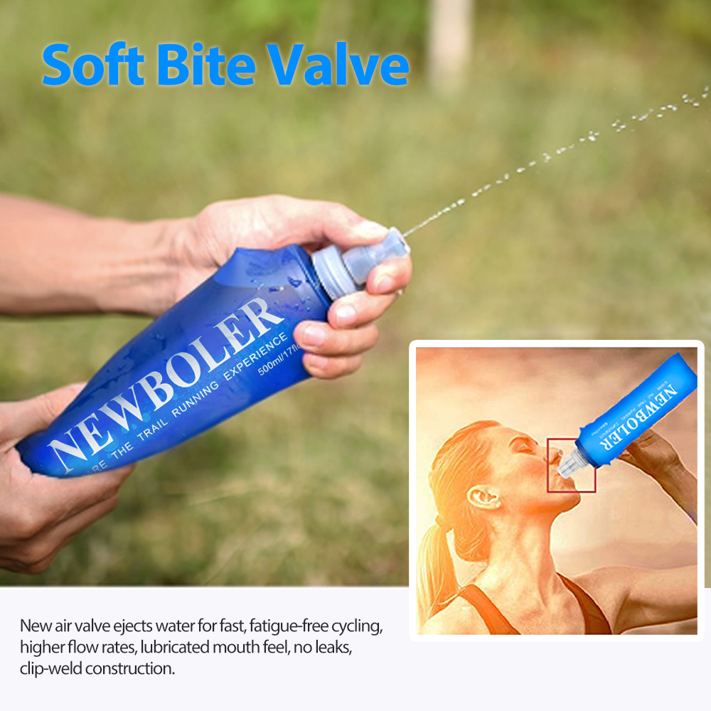 250/500/750ML Water Bottle TPU - Water Bag Collapsible reseña y precio