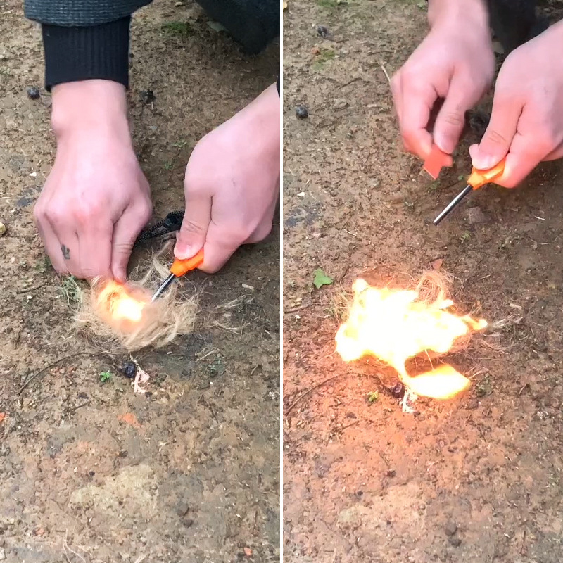Outdoor Survival Flint Fire St - Fire Starting Kit reseña y precio