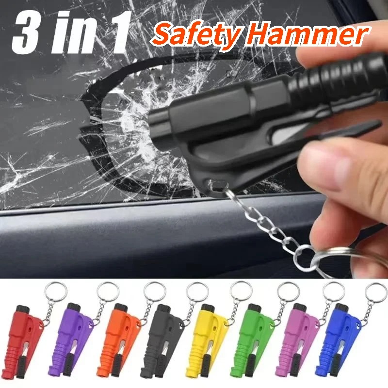 1pc Mini Safety Hammer Keychai - Rescue Rope Throw reseña y precio