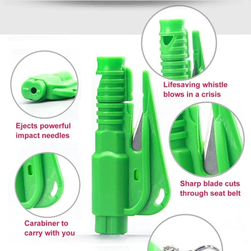 1pc Mini Safety Hammer Keychai - Rescue Rope Throw reseña y precio