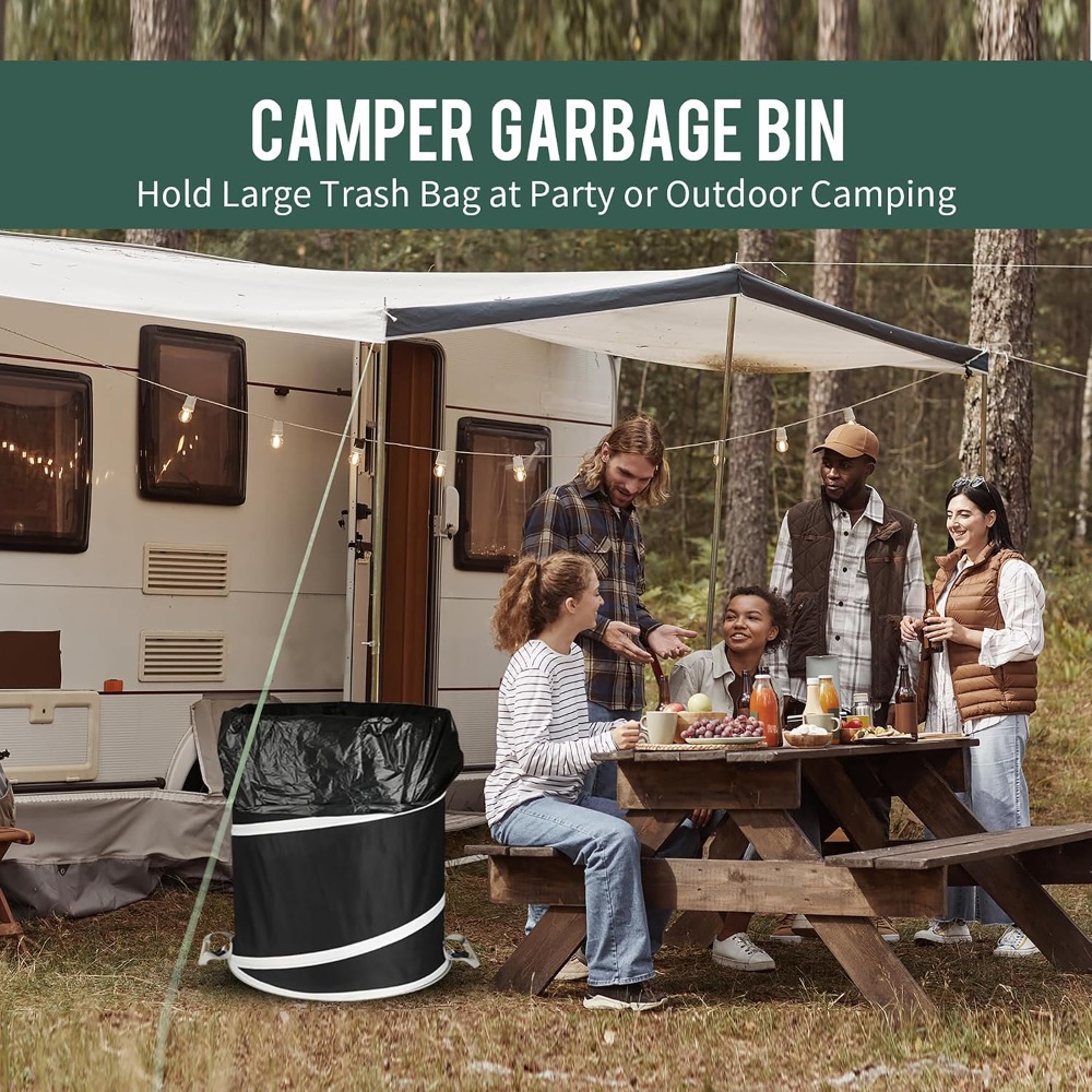 40 Gallon Collapsible Trash Ca - Water Bag Collapsible reseña y precio