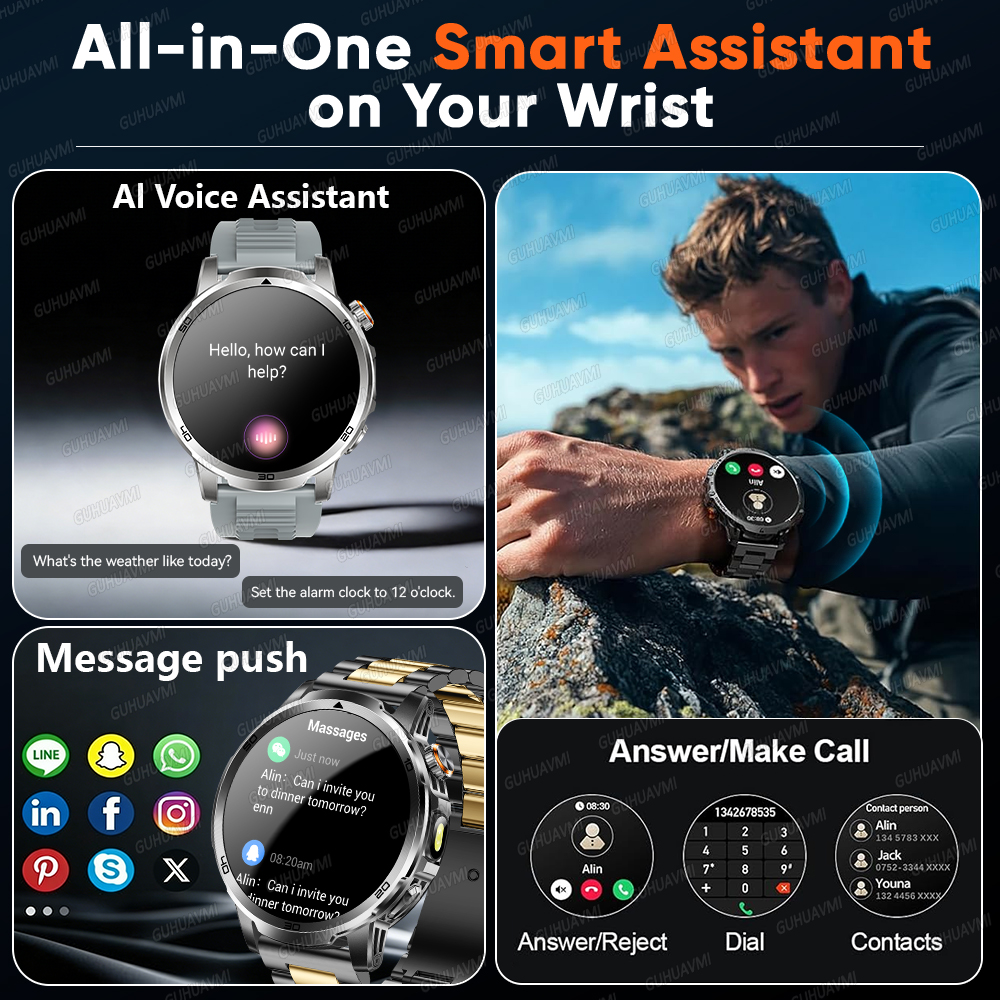 2026 New outdoor Smart watch M - Compass Lensatic reseña y precio