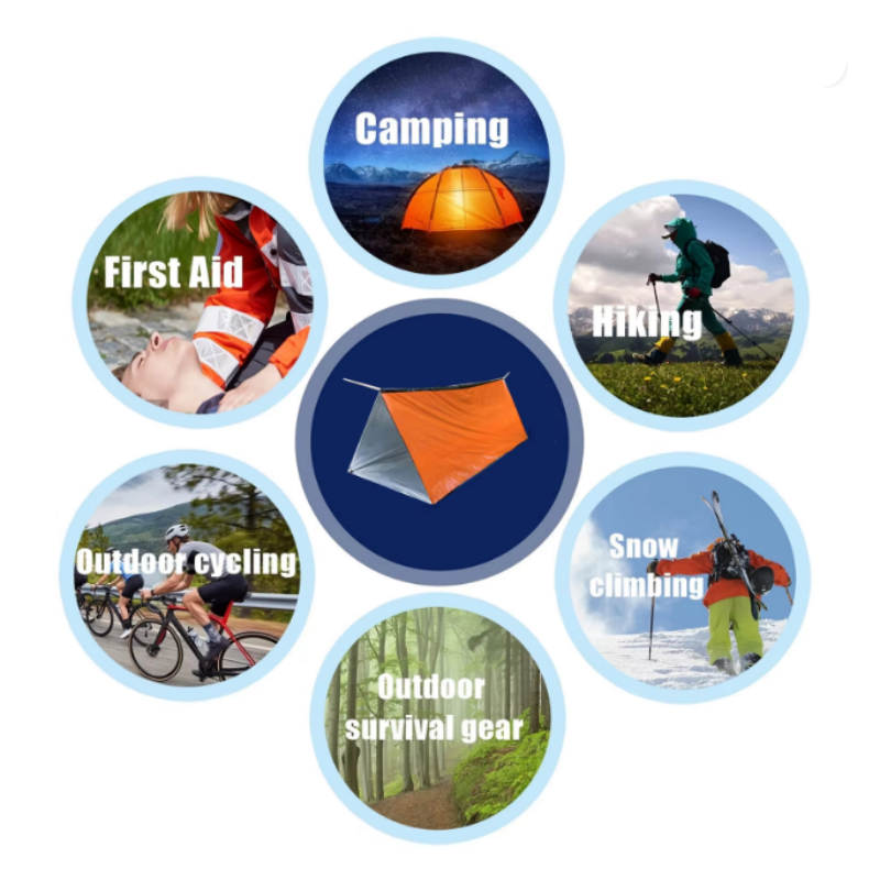 2 Person Reusable Mylar Tube E - Emergency Mylar Tent reseña y precio