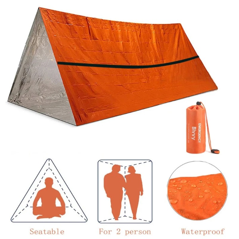2 Person Emergency Shelter Biv - Bivy Bag Emergency reseña y precio