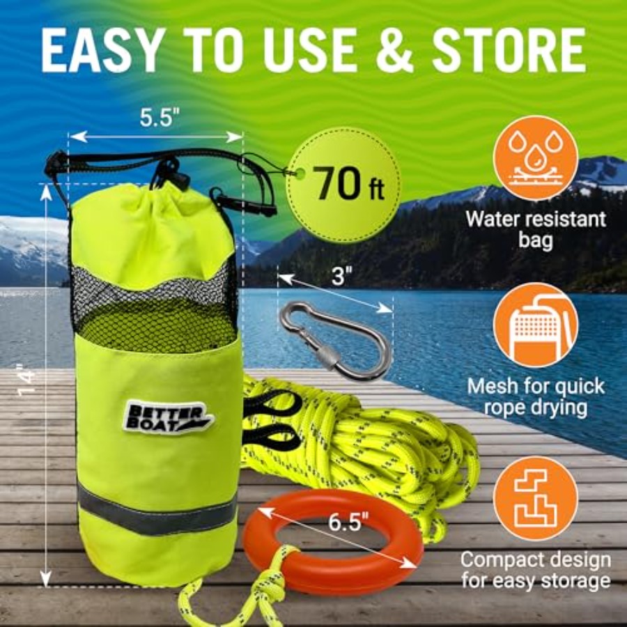 Water Throw Bag for Rescue Rop - Rescue Rope Throw reseña y precio