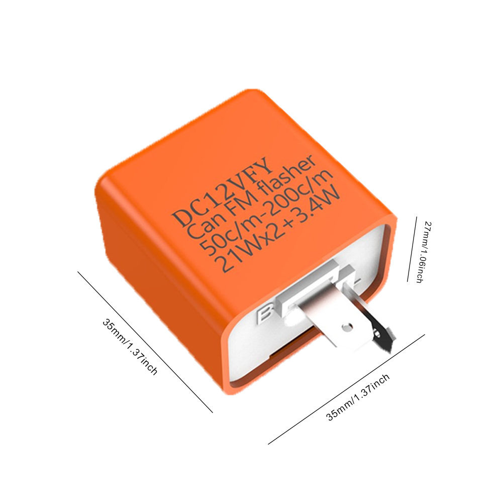 2Pin Motorcycle LED Flasher Re - Signal Panel Orange reseña y precio