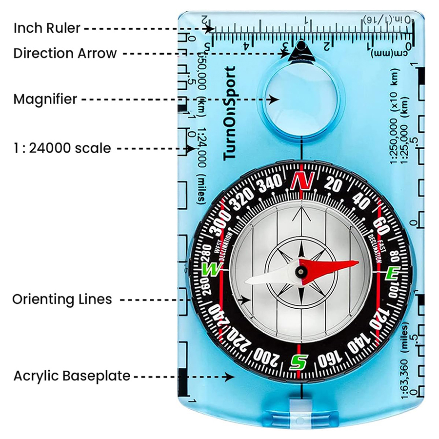 Professional Waterproof Campin - Compass Lensatic reseña y precio