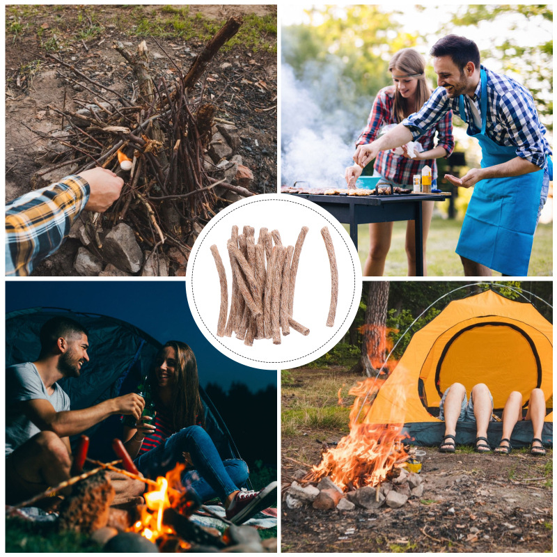10Pcs Survival Wick Hemp Cord  - Fire Starting Kit reseña y precio