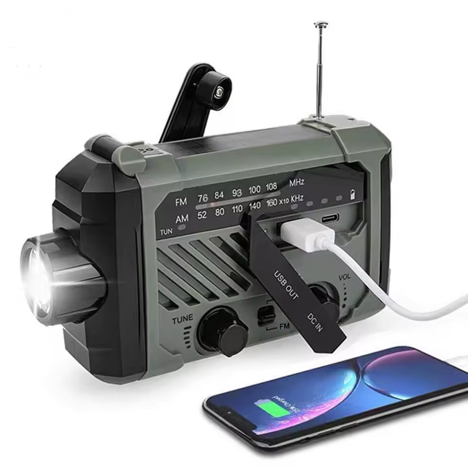 Emergency Solar Radio with Han - Solar Emergency Charger reseña y precio
