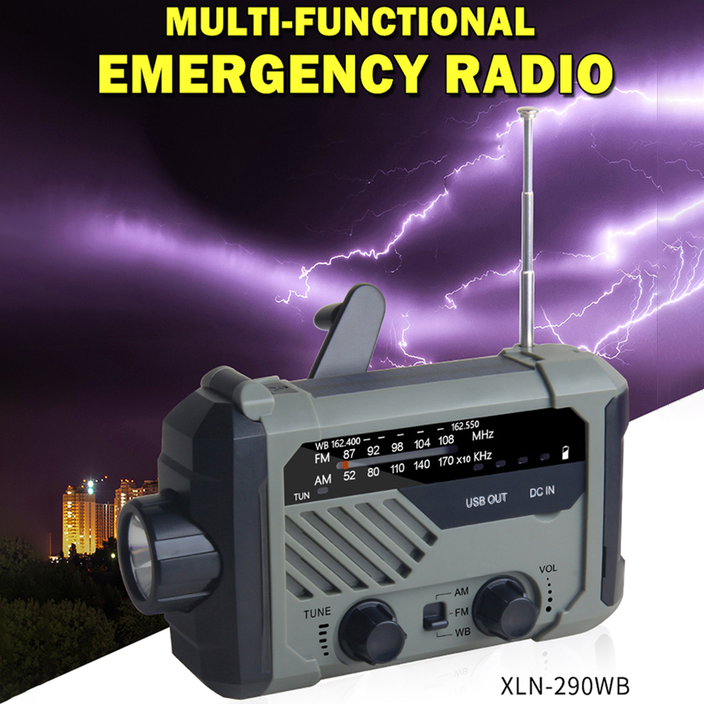 Emergency Solar Radio with Han - Solar Emergency Charger reseña y precio