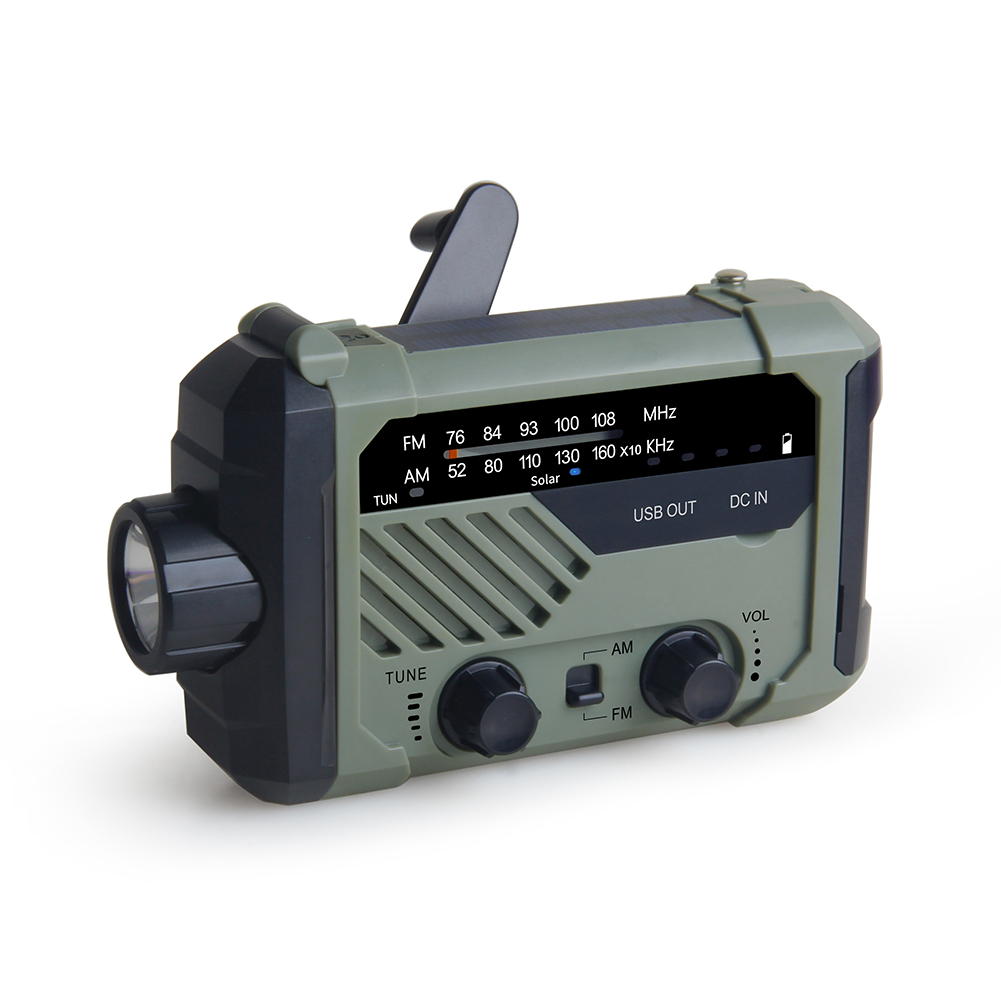 Emergency Solar Radio with Han - Solar Emergency Charger reseña y precio