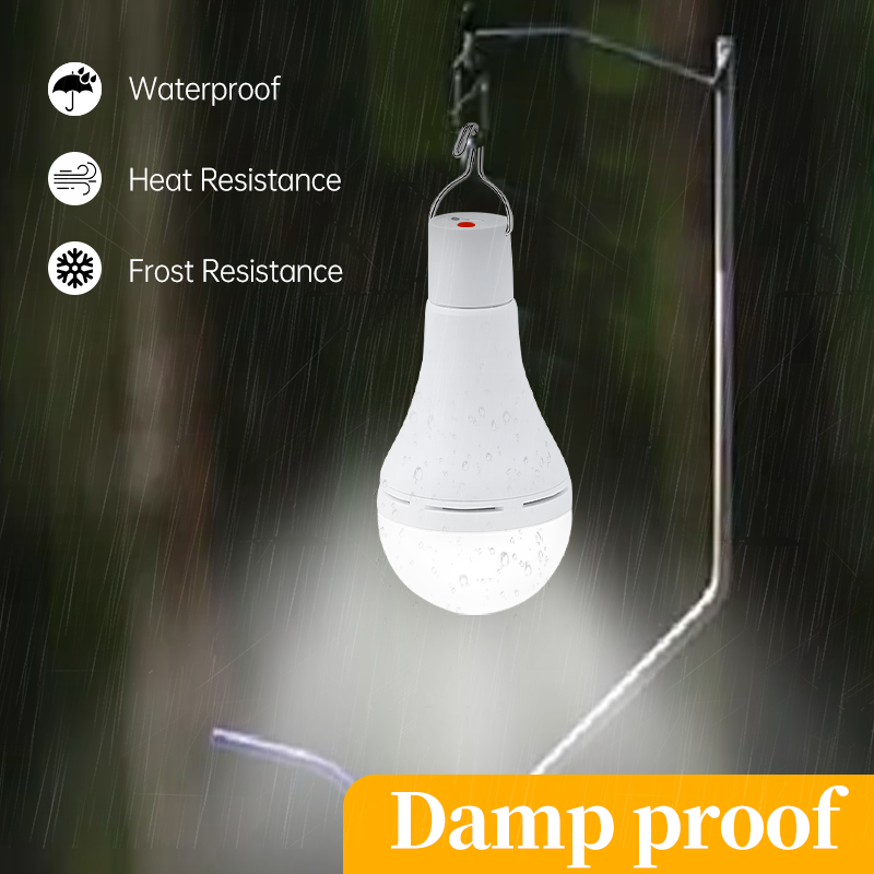 LED Solar Lamp Bulb Hanging So - Solar Emergency Charger reseña y precio