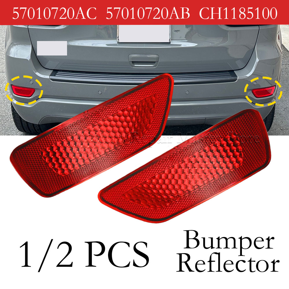 1/2pcs Car Red Tail Warning Re - Compass Lensatic reseña y precio