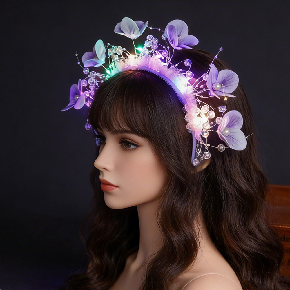 Glowing Flower Butterfly Headb - Sos Light Strobe reseña y precio
