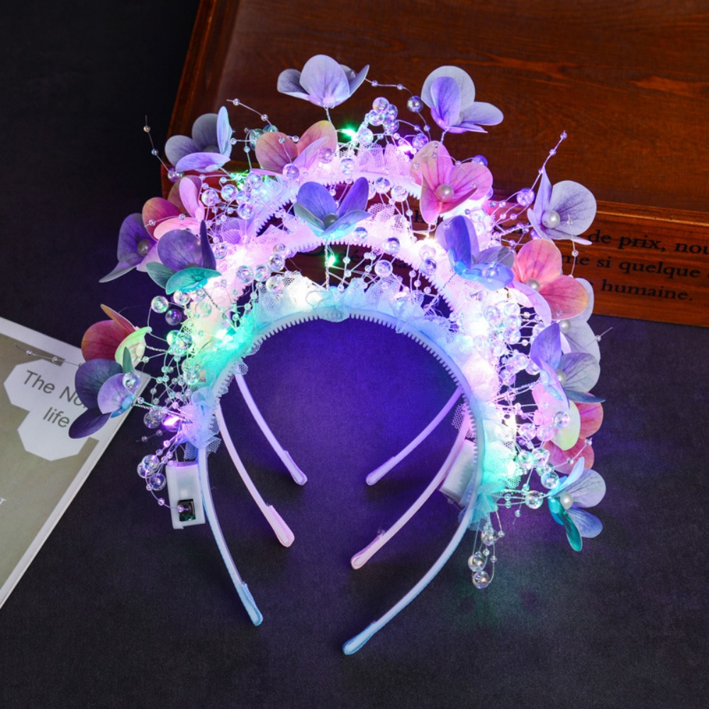 Glowing Flower Butterfly Headb - Sos Light Strobe reseña y precio