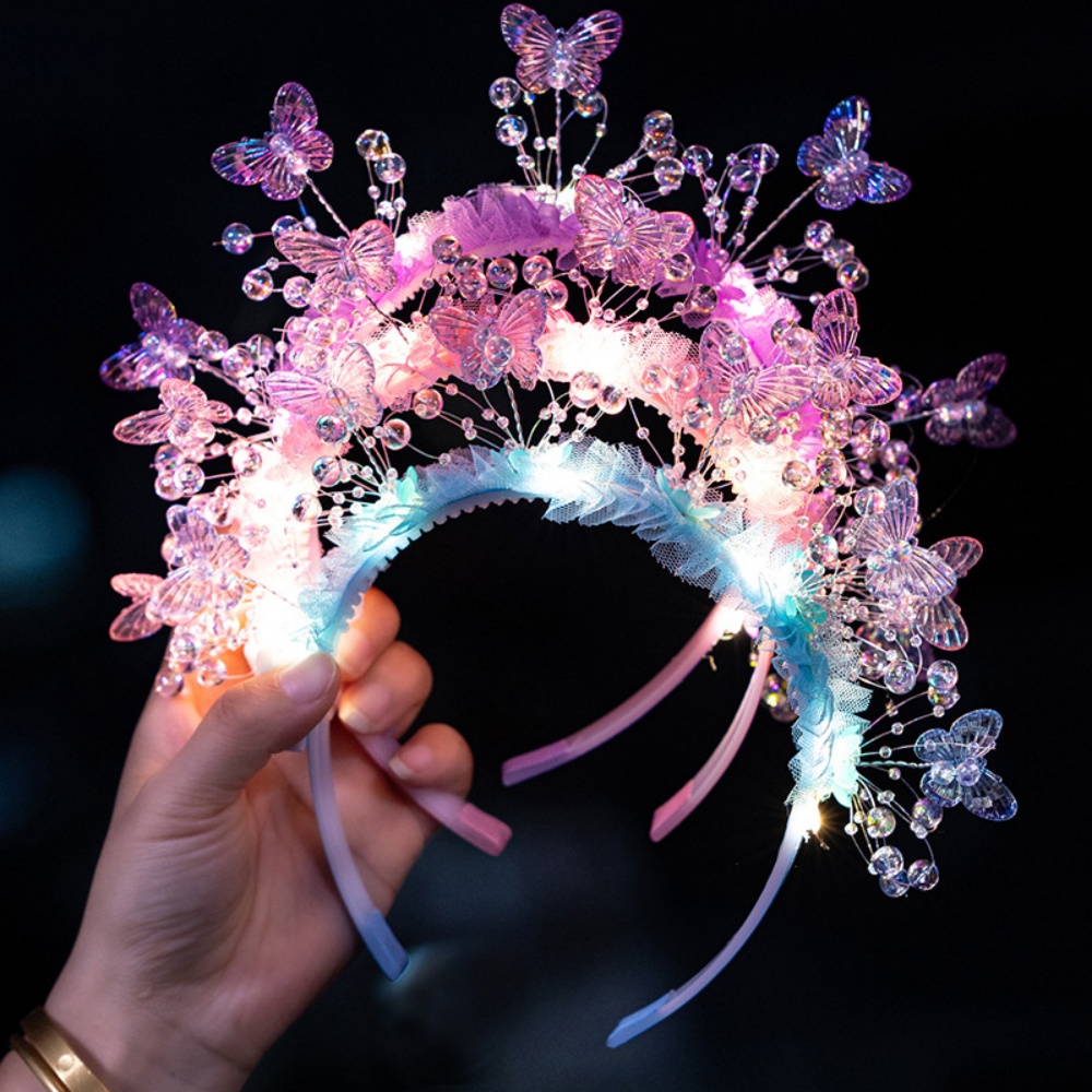 Glowing Flower Butterfly Headb - Sos Light Strobe reseña y precio