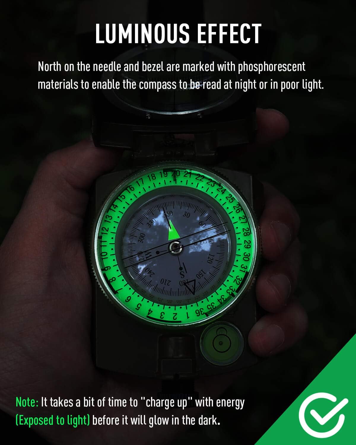Metal Tactical Survival Milita - Compass Lensatic reseña y precio