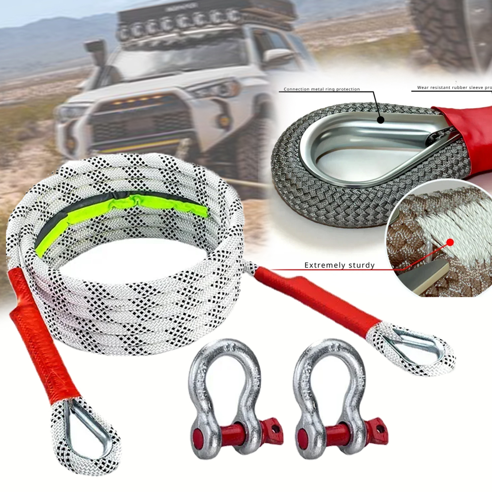 New Car Tow Strap 4x4 Offroad  - Rescue Rope Throw reseña y precio