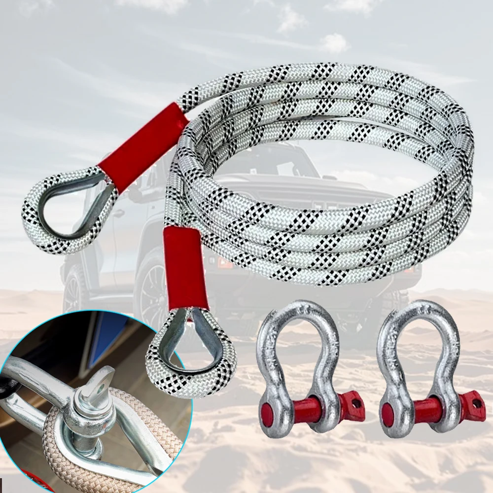 New Car Tow Strap 4x4 Offroad  - Rescue Rope Throw reseña y precio