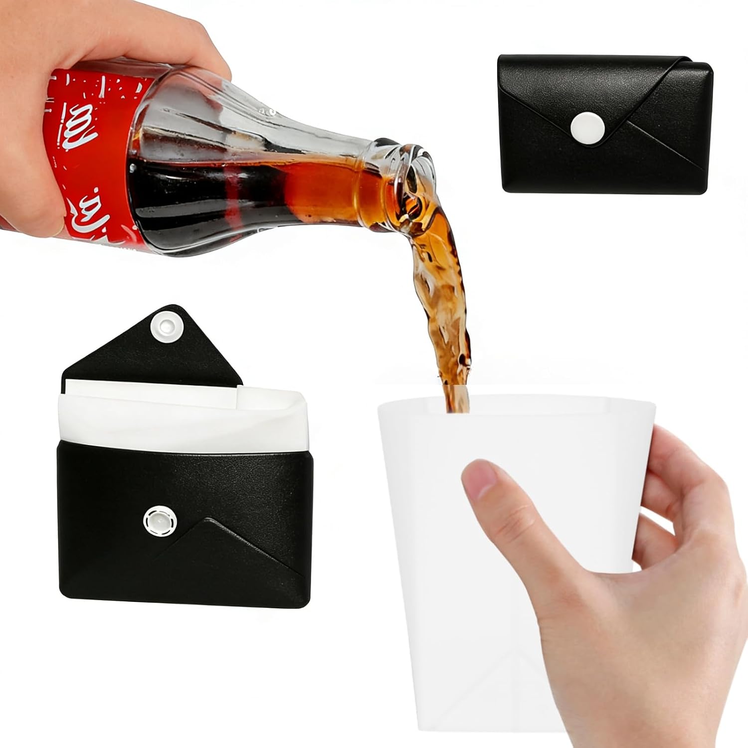 Silicone Collapsible Travel Cu - Water Bag Collapsible reseña y precio