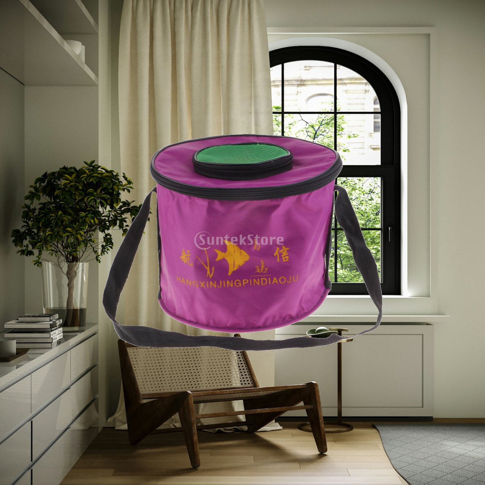 Canvas Collapsible Fishing Buc - Water Bag Collapsible reseña y precio