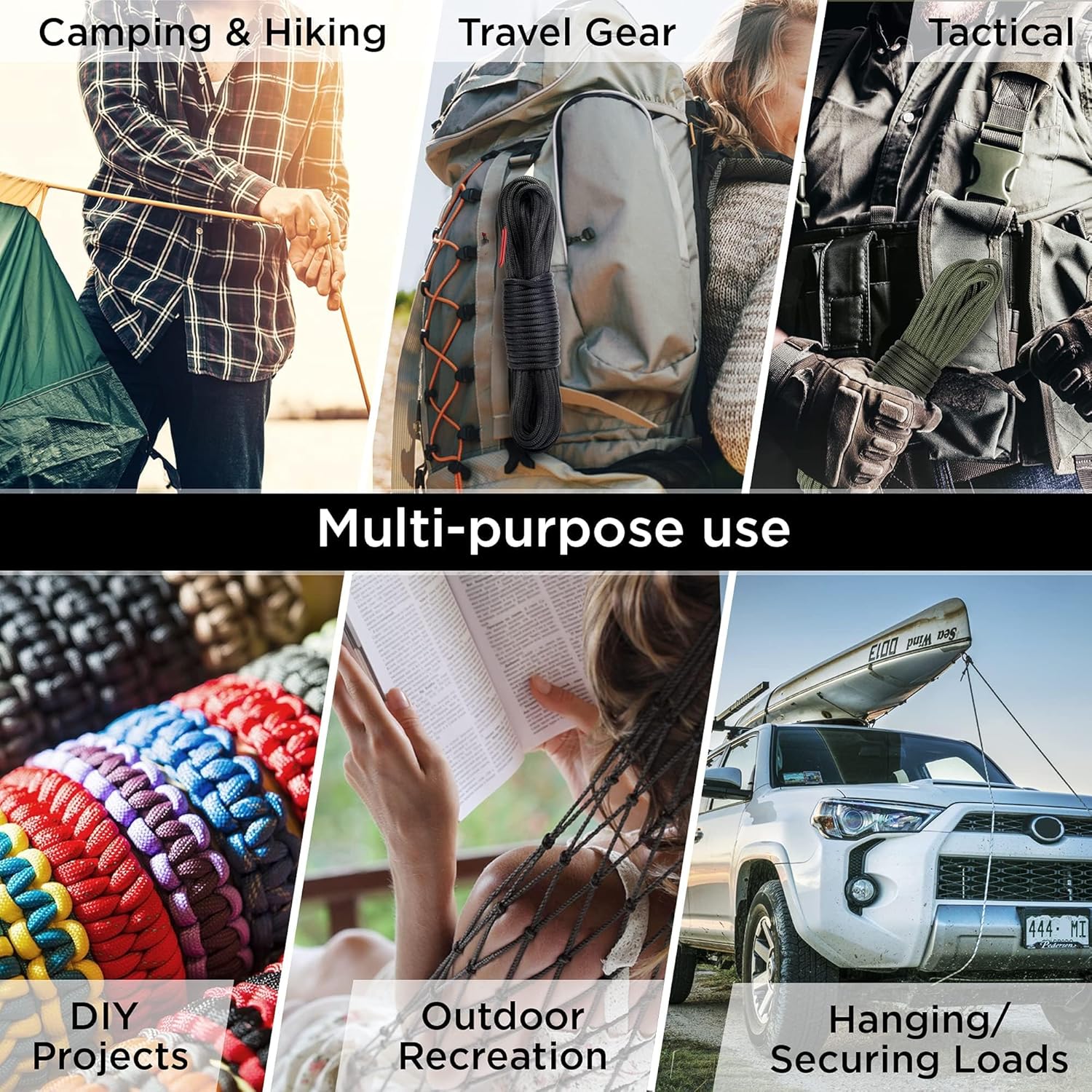 750 lb Paracord Rope - 1000Ft/ - Para Cord 1000Ft reseña y precio