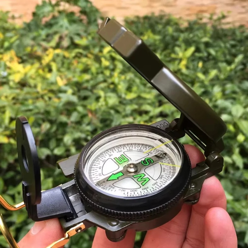 Outdoor Survival Compass Multi - Compass Lensatic reseña y precio