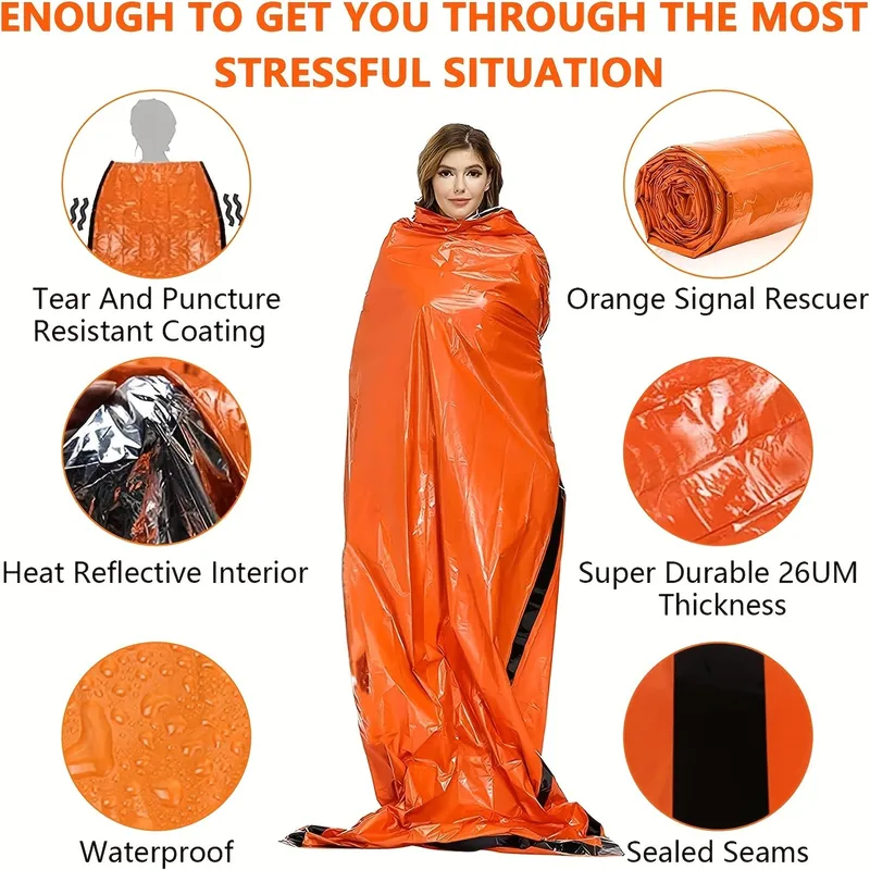 Portable Waterproof Emergency  - Emergency Mylar Tent reseña y precio