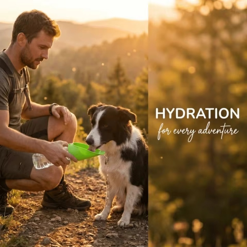 Dog cat Travel Water Bottle  P - Water Bag Collapsible reseña y precio